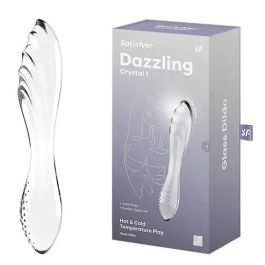 Satisfyer Dazzling crystal dildo hot & cold temperature play transparente Precio: 22.49999961. SKU: B19FJ64DWS