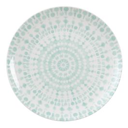 Plato Llano Turquesa-Blanco Porcelana 27 X 27 X 2,50 cm Precio: 12.9591. SKU: B1JT95S89B