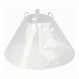 Kong Collar Isabelino Quick Fit Transparente de Plástico Ligero y Resistente, Cobertura Completa, Cuello 56-66 cm Profundidad 35 cm