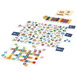 Nathan La Pequeña Escuela ¡Camino a la PC! Crucigramas, Símbolos y Sílabas con Tableros, Fichas y Guía