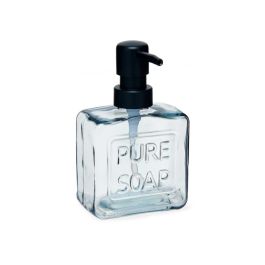 Dispensador de Jabón Negro 250 ml Berilo - Cristal y Plástico, 9x15x5 cm (12 Unidades) Dispensador de Jabón Negro 250 ml Berilo - Cristal y Plástico, 9x15x5 cm (12 Unidades)