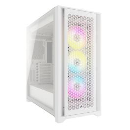 Corsair 5000D RS ARGB CC-9011310-WW Midi Tower PC Blanco con Ventana Lateral, Vidrio Templado y Ventiladores de 140mm Precio: 167.49999992. SKU: B1K82DXHDS