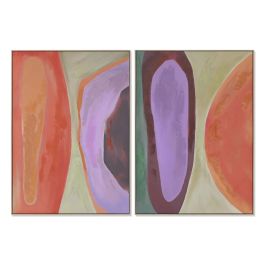 DKD Home Decor Cuadro Urban Lienzo y PS Malva Naranja Moderno 140 x 100 cm (2 Unidades) Precio: 188.50000004. SKU: B1B5TZTGC8