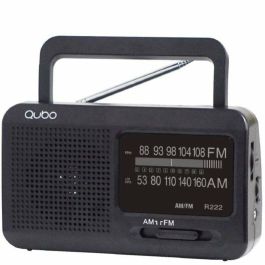Radio Portátil Qubo R-222/ con Cable/ a Pilas/ Negra Radio Portátil Qubo R-222/ con Cable/ a Pilas/ Negra Precio: 24.50000014. SKU: B1CMRBANSF