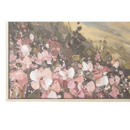 DKD Home Decor Cuadro Alpino de Lienzo y MDF Verde y Azul, con Montañas, 122.5 x 3.5 x 82.5 cm (2 Unidades)