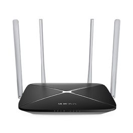 Mercusys AC12 Router Inalámbrico Doble Banda (2.4 GHz / 5 GHz) Wi-Fi 5 (802.11ac) Negro Hasta 867 Mbit/s Precio: 23.89000042. SKU: B1BJ9Y53LG