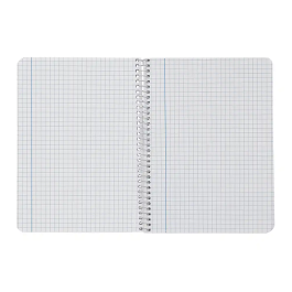 Liderpapel Cuaderno Espiral A4 Smart Tapa Blanda 80 Hojas 75gr Cuadro 6 mm con Margen Colores Surtidos