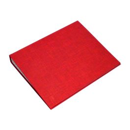 Carpeta De 4 Anillas 40 mm Mixtas Liderpapel Folio Carton Forrado Paper Coat Roja