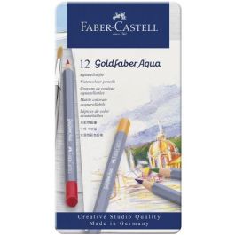 Estuche de Metal con 12 Lápices de Colores Acuarelables Goldfaber. Faber Castell 114612 Precio: 14.2659. SKU: B1JSAV2W4Z