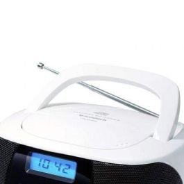 Radio CD MP3 Sunstech CRUSM400WT Azul Blanco