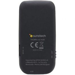 Reproductor MP4 Sunstech Thorn/ 4GB/ Pantalla 1.8"/ Radio FM/ Negro