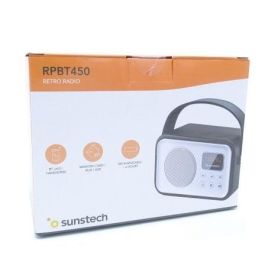 Radio Portátil Sunstech RPBT450 Bluetooth 2,5W Negro 2,5 W