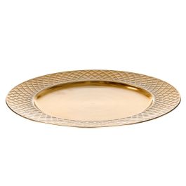Portavelas Rombos Dorado 33 cm Giftdecor - Oro, Plástico PP (24 Unidades) Portavelas Rombos Dorado 33 cm Giftdecor - Oro, Plástico PP (24 Unidades)