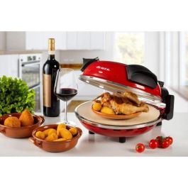 Ariete 909 Mini Horno para Pizza con Placa de Piedra Refractaria, 33 cm, 5 Niveles de Cocción, 400°C - Ideal para Pizza Fresca y Congelada Ariete 909 Mini Horno para Pizza con Placa de Piedra Refractaria, 33 cm, 5 Niveles de Cocción, 400°C - Ideal para Pizza Fresca y Congelada