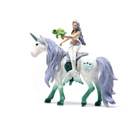Schleich Figura de Unicornio Sirena en el Mar 70594 Bayala 4 Piezas a Partir de 5 Años