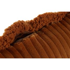DKD Home Decor Cojin Terracota 15 x 45 x 45 cm Poliester Borreguito