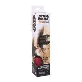 ERIK Star Wars Alfombrilla Gaming Mandalorian & Child (Grogu) - Tapete de Teclado y Ratón 80x35cm, Antideslizante e Impermeable