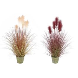 Planta DKD Home Decor Burdeos Naranja 20 x 90 x 20 cm (2 Unidades) Precio: 73.68999946. SKU: S3030602