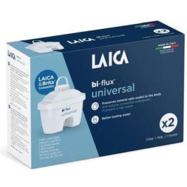 Laica F2L SLIM F2 Filtros Bi-Flux Universal Slim para Jarra 2 unidades, compatibles con Laica y Brita