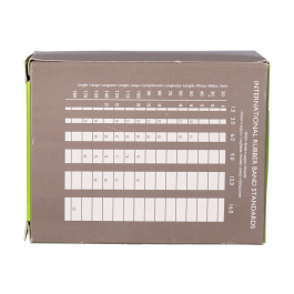 Q-connect Gomillas Elásticas Caja 100 gr Número 5 50 x 2 mm Alta Calidad Caucho Resistente