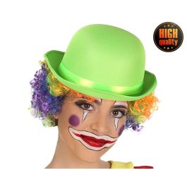 Bombín Payaso Verde Liso con Cinta Satinada - Ideal para Disfraces y Fiestas Precio: 1.9499997. SKU: S1131077