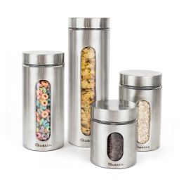 Tarro de vidrio y acero Quttin 1500 ml (12 Unidades) Tarro de vidrio y acero Quttin 1500 ml (12 Unidades)