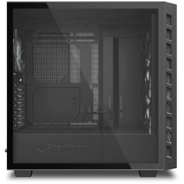 Sharkoon Rebel C80G RGB Caja de PC ATX Midi Tower Negra con Iluminación RGB para Gaming