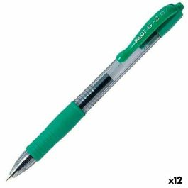 Pilot Bolígrafo G-2 tinta gel verde retráctil, sujeción caucho, punta 0.7 mm, trazo 0.4 mm Precio: 16.50000044. SKU: S8422342