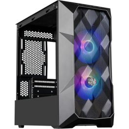 Cooler Master MasterBox TD300 Mesh Mini Torre PC Negro, Ventana Lateral, micro ATX/Mini-ITX, con USB 3.2 y Filtro Anti-Polvo