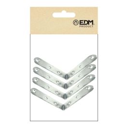 Edm Ángulo Refuerzo AN24 Acero Inoxidable 100 x 100 x 19 mm 4 Unidades