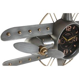 Reloj Pared Vintage DKD Home Decor Plateado Dorado 15 x 46 x 77.5 cm Reloj Pared Vintage DKD Home Decor Plateado Dorado 15 x 46 x 77.5 cm