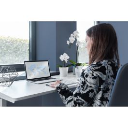 Digitus Escritorio Eléctrico de Altura Ajustable para Oficina y Casa 1200x600 mm Blanco