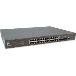 LevelOne GTP-2871 Switch gestionado L3 24x GE PoE+ 4x 10GSFP+ 400W 19" rack
