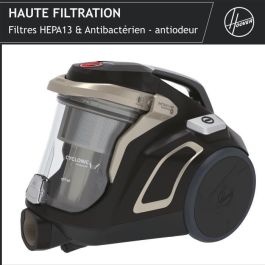 Aspirador de Bidón Sin Bolsa - HOOVER - HP720PET - 850 W - 68 dBA - Cassette 2 L - Especial para parquet y animales Aspirador de Bidón Sin Bolsa - HOOVER - HP720PET - 850 W - 68 dBA - Cassette 2 L - Especial para parquet y animales