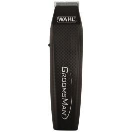 Wahl 5537-3016 Multigroomer Groomsman, Precisión 2-12mm, 3 Cabezales, Cuchillas Carbono Autoafilables, A Pilas para Viajar