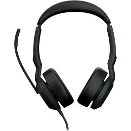 Jabra Evolve2 50 USB-C MS Stereo Auriculares con Cable para Oficina y Llamadas, Cancelación de Ruido Activa