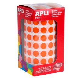 Apli Gomets Permanentes Redondos 10,5 mm Rollo Naranja - Rollo 5192 Unidades Precio: 3.50000002. SKU: B17J44WW7P