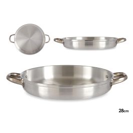 Kinvara Sartén de Aluminio con Asas 28 cm para Gas y Horno, Apta para Lavavajillas, Color Plata (Set de 12) Precio: 88.50000016. SKU: S3609484