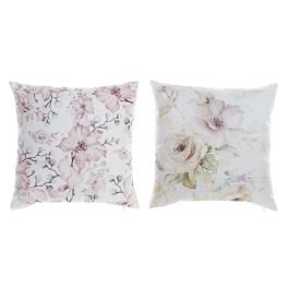 DKD Home Decor Cojín Blanco Multicolor 10 x 45 x 45 cm Poliester Flores Zipper Precio: 32.49999984. SKU: B1J2D5GA9F