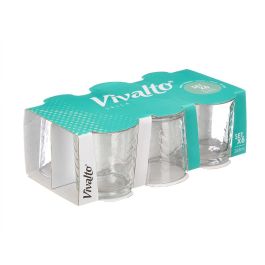 Vivalto Set 6 Vasos de Vidrio Transparente Ondas Sella 265 ml - Apto Lavavajillas - 7.8 x 8.6 cm (8 Unidades) Vivalto Set 6 Vasos de Vidrio Transparente Ondas Sella 265 ml - Apto Lavavajillas - 7.8 x 8.6 cm (8 Unidades)