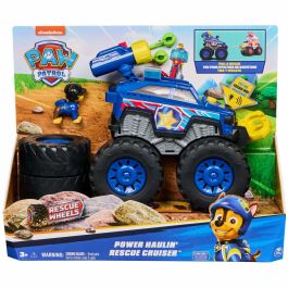 Paw Patrol Vehículo Deluxe de Chase con Rescue Wheels - Funciona con 2 Pilas AAA - Edad Recomendada 3 Años Paw Patrol Vehículo Deluxe de Chase con Rescue Wheels - Funciona con 2 Pilas AAA - Edad Recomendada 3 Años