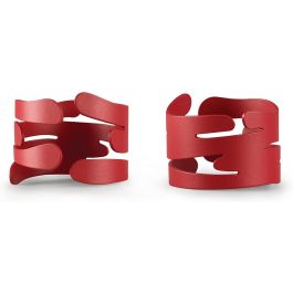Alessi Barkring Set de 2 Servilleteros Rojos BM17S2 R - Diseño Natural, Acero Coloreado con Resina Epoxi Precio: 20.50000029. SKU: B1KG6AB8K9