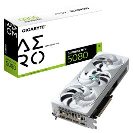 Gigabyte Tarjeta Gráfica GeForce RTX 5080 AERO OC 16GB GDDR7 PCI-E 5.0 GV-N5080AERO OC-16GD Precio: 3478.49999948. SKU: B1E6KW5D6H
