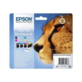 Epson T07154010 Cartucho Multipack T0711+T0712+T0713+T0714 para Stylus D78 D92 D120 DX4000 DX4050 DX4400 DX4450 DX5000 DX5050 DX6000 DX6050 DX7000F DX8400 Precio: 60.5. SKU: B14CCAFSYZ