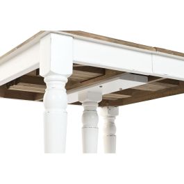 Mesa de Comedor Home ESPRIT Blanco Abeto 100 x 100 x 78 cm