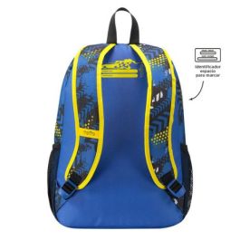 Totto Mochila Escolar Grande Carreras de Coches MJ04VLC003-2310-6J7L Capacidad 17.9 Litros Azul