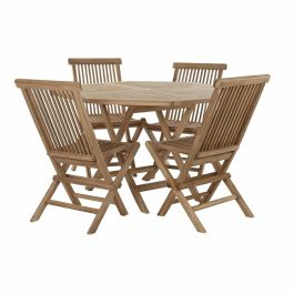 Mesa Comedor Terraza Y Jardin DKD Home Decor Marron 120 x 75 x 120 cm Set de 5 Precio: 450.5900003. SKU: B147ES7NRZ