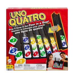 Mattel Games HPF82 UNO Quatro Juego de Cartas Familiar con Mecánica de Cuatro en Raya y Acciones Especiales Precio: 25.95000001. SKU: B1A3XAZ5VP