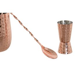 DKD Home Decor Set de Cóctel Loft Cobrizo 10 Piezas Inox 540ml - Incluye 4 Vasos, Vaso Mezcla, Cuchara, 4 Pajitas DKD Home Decor Set de Cóctel Loft Cobrizo 10 Piezas Inox 540ml - Incluye 4 Vasos, Vaso Mezcla, Cuchara, 4 Pajitas