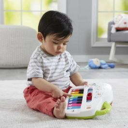 Fisher Price My Funny Piano - Piano electrónico de bebé con 8 teclas, 4 modos, 60 canciones y frases, luces, portátil - +6 meses Fisher Price My Funny Piano - Piano electrónico de bebé con 8 teclas, 4 modos, 60 canciones y frases, luces, portátil - +6 meses